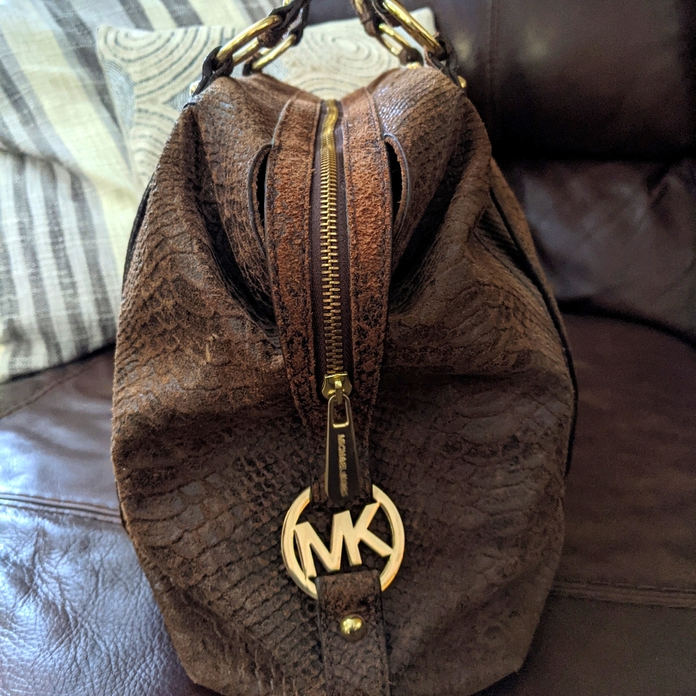 Michael Kors Special Edition Python Satchel